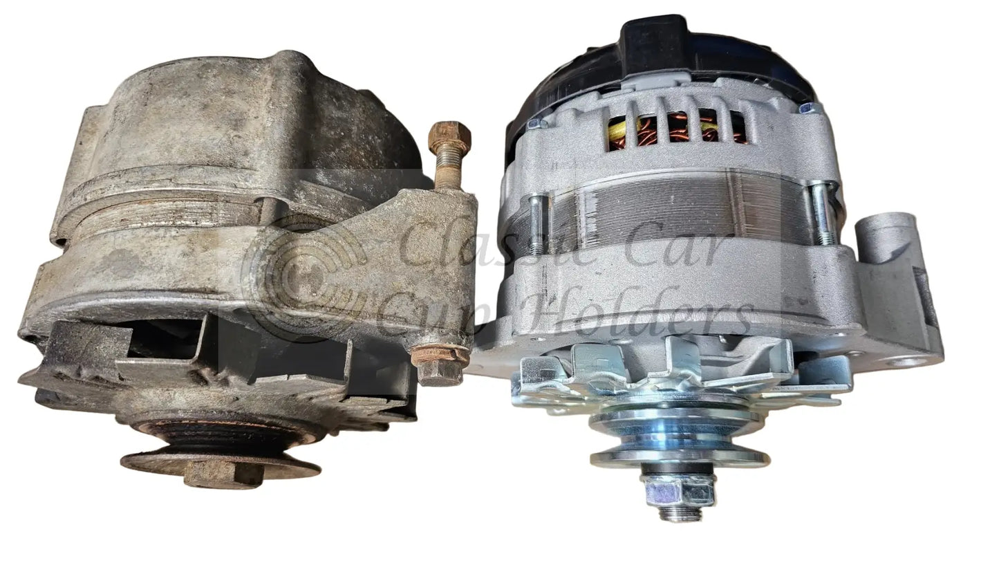 150A 12v Holden Style Alternator comparison with original 35amp alternator