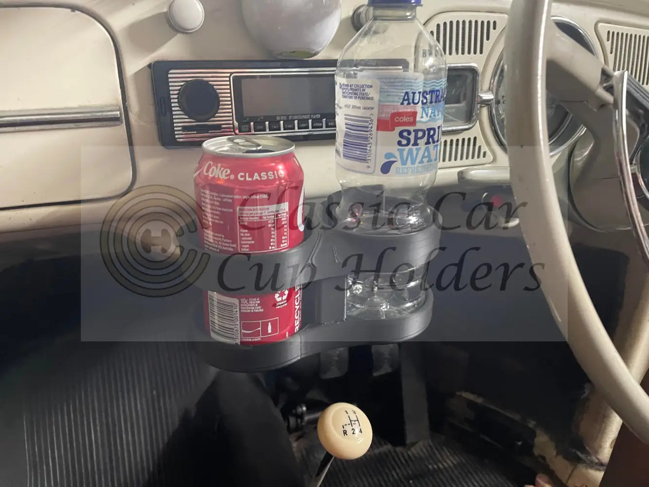 Vw Beetle Premium Cup Holder With Locking Tray