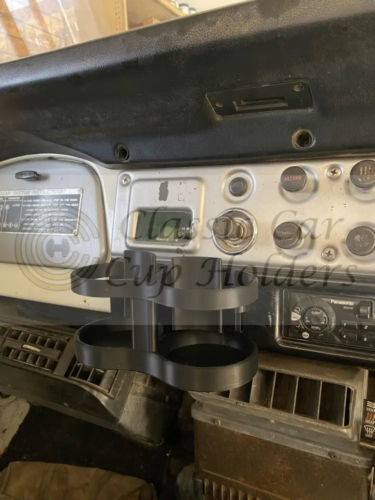47 Series Landcruiser Dual Cup/Mic Holder With Tray Cup