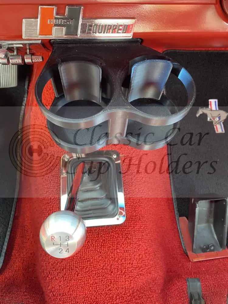 Ford Mustang 1965-66 dual cup holder with tray LHD or RHD