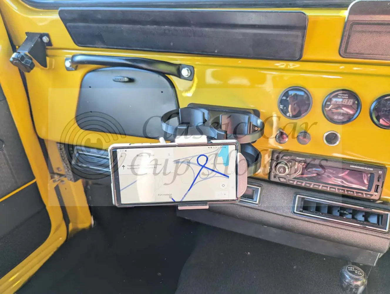 40-45 Series Landcruiser Dual Cup Holder With Mic Lhd & Rhd