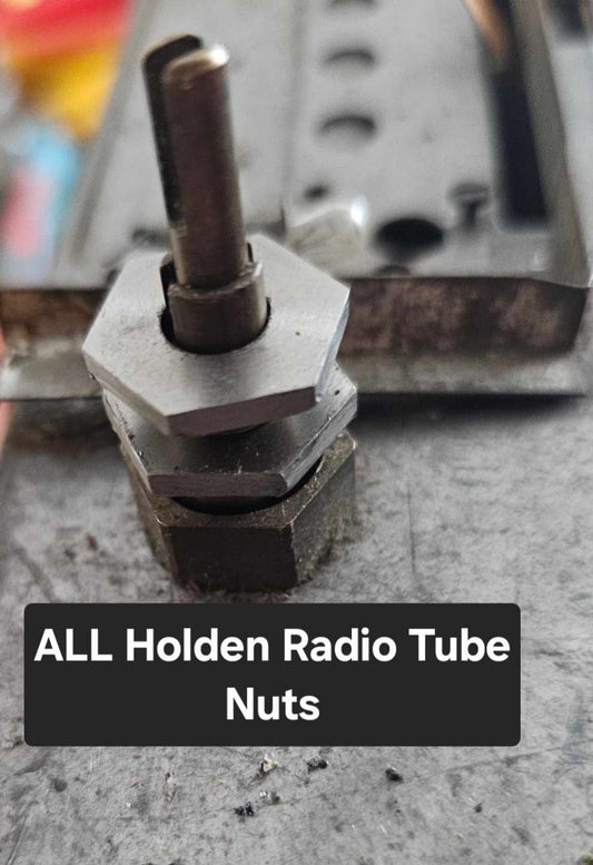 Holden Radio Tube Nut Set - Stainless Steel