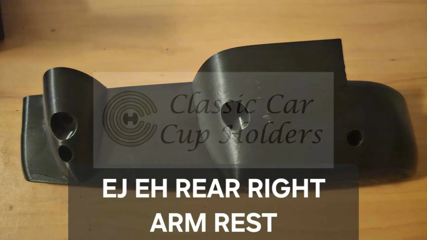 Ej Eh Front Or Rear Arm Rests With Arm Pad Base Right Armrest Only / Black
