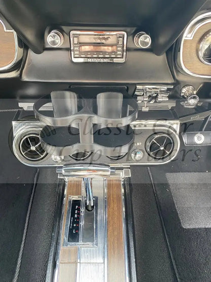 Ford Mustang 1965-66 Premium Cup Holder With Tray Lhd Or Rhd Heater Controls Right Of Ashtray Cup