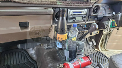 70 To 79 Series Landcruiser Dual Cup\Mic Holder With Tray Cup