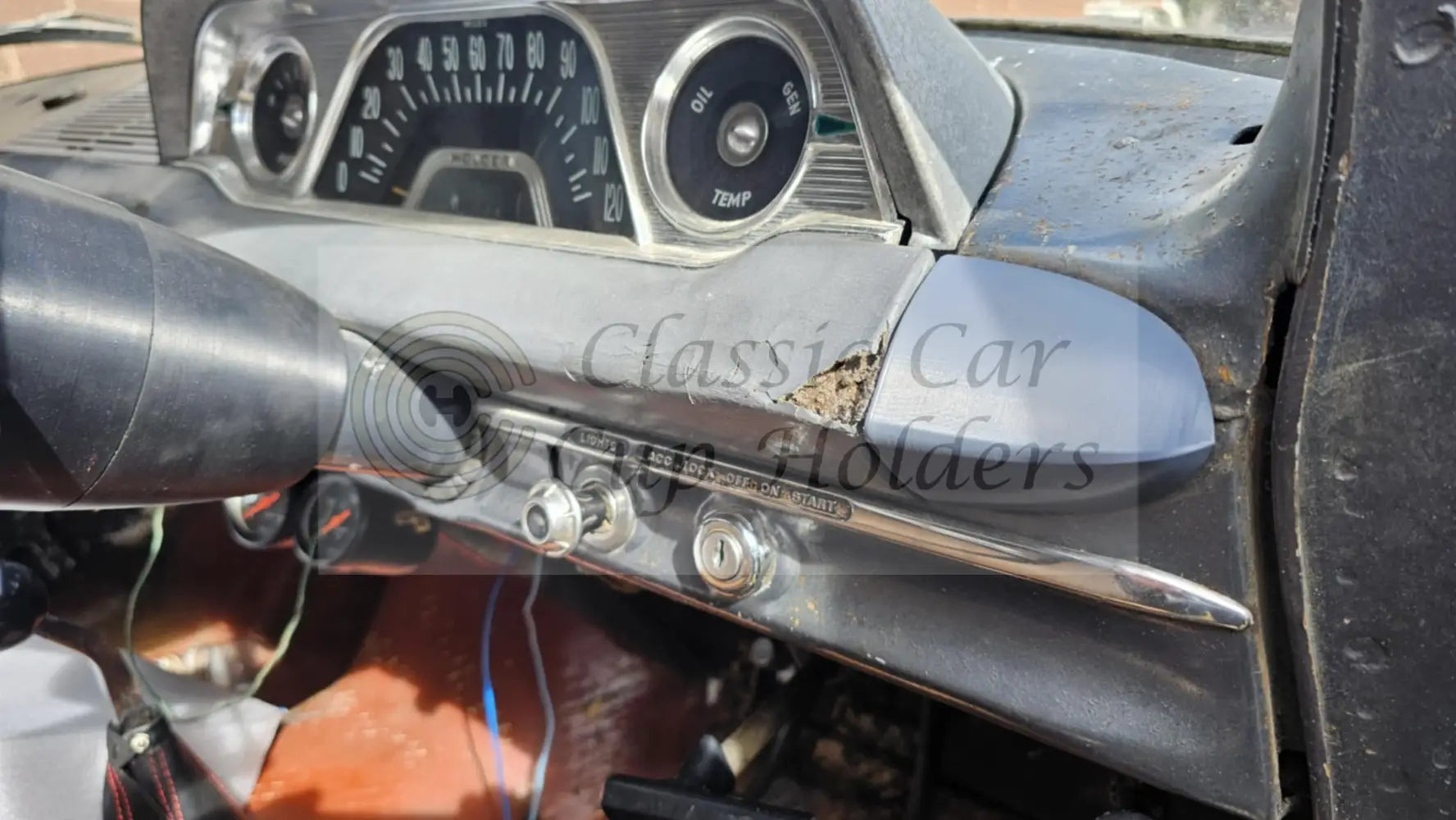 EH dash pad ends - Left and Right β ClassicCarCupHolders