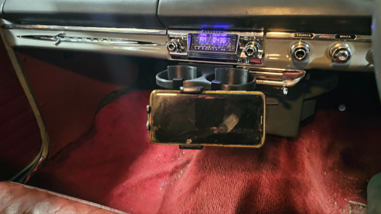 EJ EH Holden PREMIUM cup holder with tray AND FREE PHONE HOLDER!